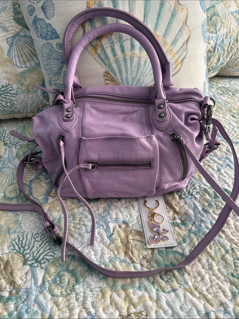 Baby Emerson by Free People sold out Lilac Leather